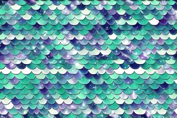 Download Mermaid Scales Digital Paper - Mermaid Collection