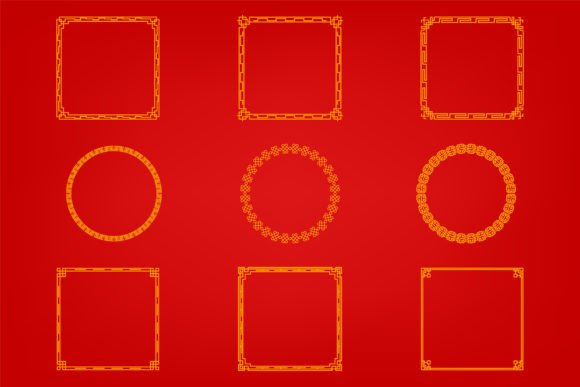 Download Chinese Oriental Border Ornament - Premium Bundle