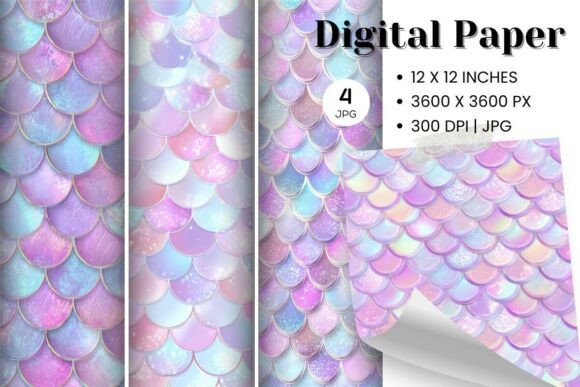 Download Mermaid Scales Pattern Background - Mermaid Collection