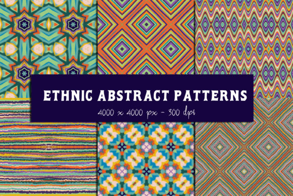 Download Ethnic Abstract Seamless Patterns - Abstract Collection