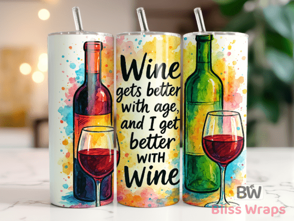 Download Sarcastic Wine 20oz Tumblers Wrap - Tumblers Collection