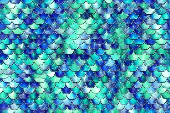 Download Mermaid Scales Digital Paper - Mermaid Collection