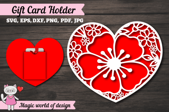 Download Valentines Gift Card Heart and Flowers P - Valentines gift Collection