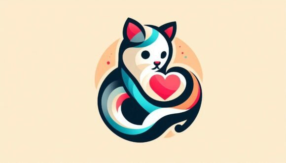 Download Kitten Abstract Color Heart - Abstract Collection