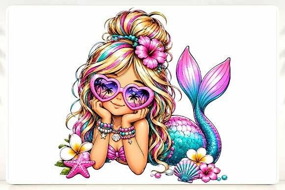 Download Cute Mermaid Girl PNG - Mermaid Collection