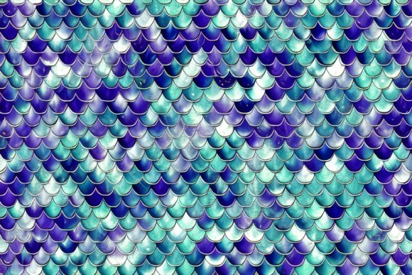 Download Mermaid Scales Digital Paper - Mermaid Collection