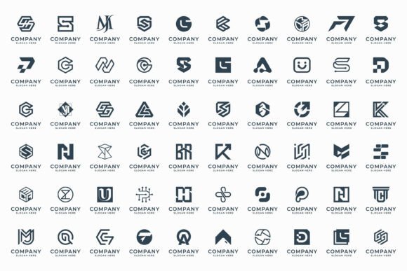 Download Abstract Logos Mega Collection. Geometri - Abstract Collection
