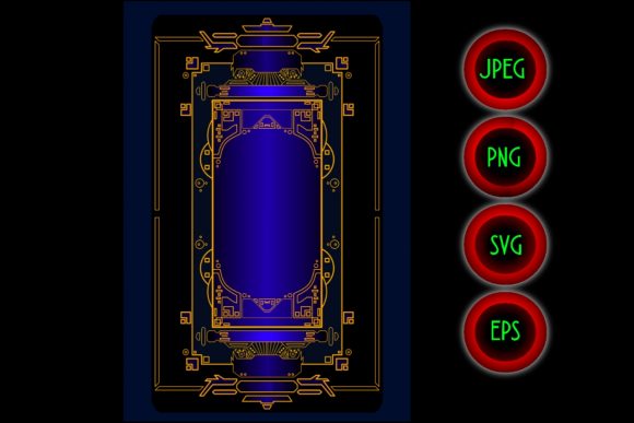 Download Oriental Glowing Blue Card Background - Premium Resources