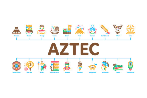 Download Aztec Civilization Minimal Infographic - Minimal Collection