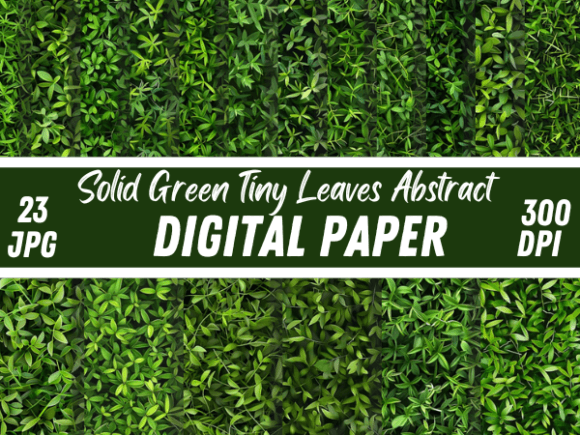 Download Solid Green Tiny Leaves Abstract Pattern - Abstract Collection