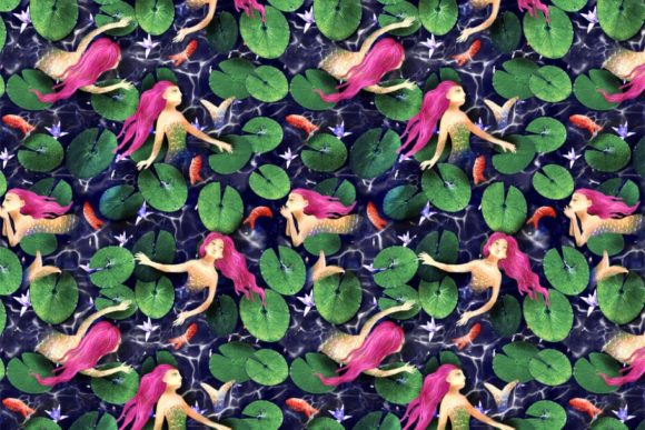 Download Large Scale Mermaid Pattern - Mermaid Collection